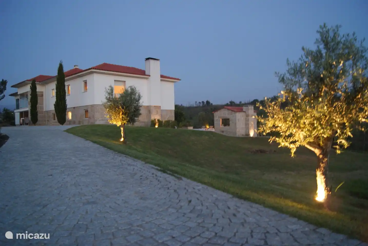 Illuminated driveway