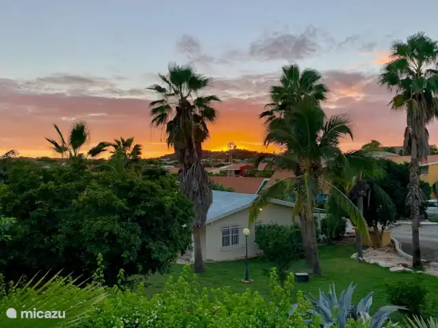 Beau bungalow sur SeruCoral Curaçao | Curaçao, Curaçao-Centre, Partisan du corail - bungalow Chaque soir un magnifique coucher de soleil depuis la terrasse avant