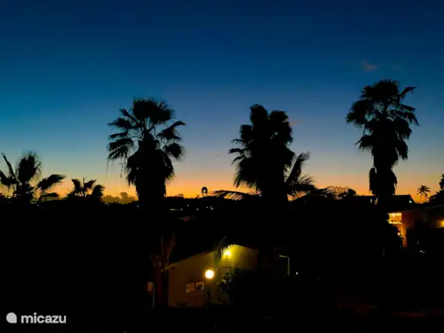 Beau bungalow sur SeruCoral Curaçao | Curaçao, Curaçao-Centre, Partisan du corail - bungalow Chaque soir un magnifique coucher de soleil depuis la terrasse avant