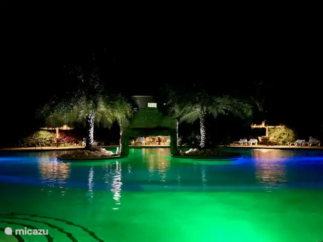 Beau bungalow sur SeruCoral Curaçao | Curaçao, Curaçao-Centre, Partisan du corail - bungalow Piscine le soir (ouverte jusqu'à 22h)