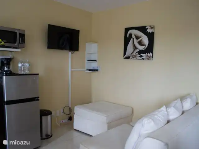 Location de Vacances Curaçao, Curaçao-Centre, Santa Rosa-Scherpenheuvel, studio - Group Garden Gateway, Kalbas L’appartement dispose d’un canapé/canapé-lit