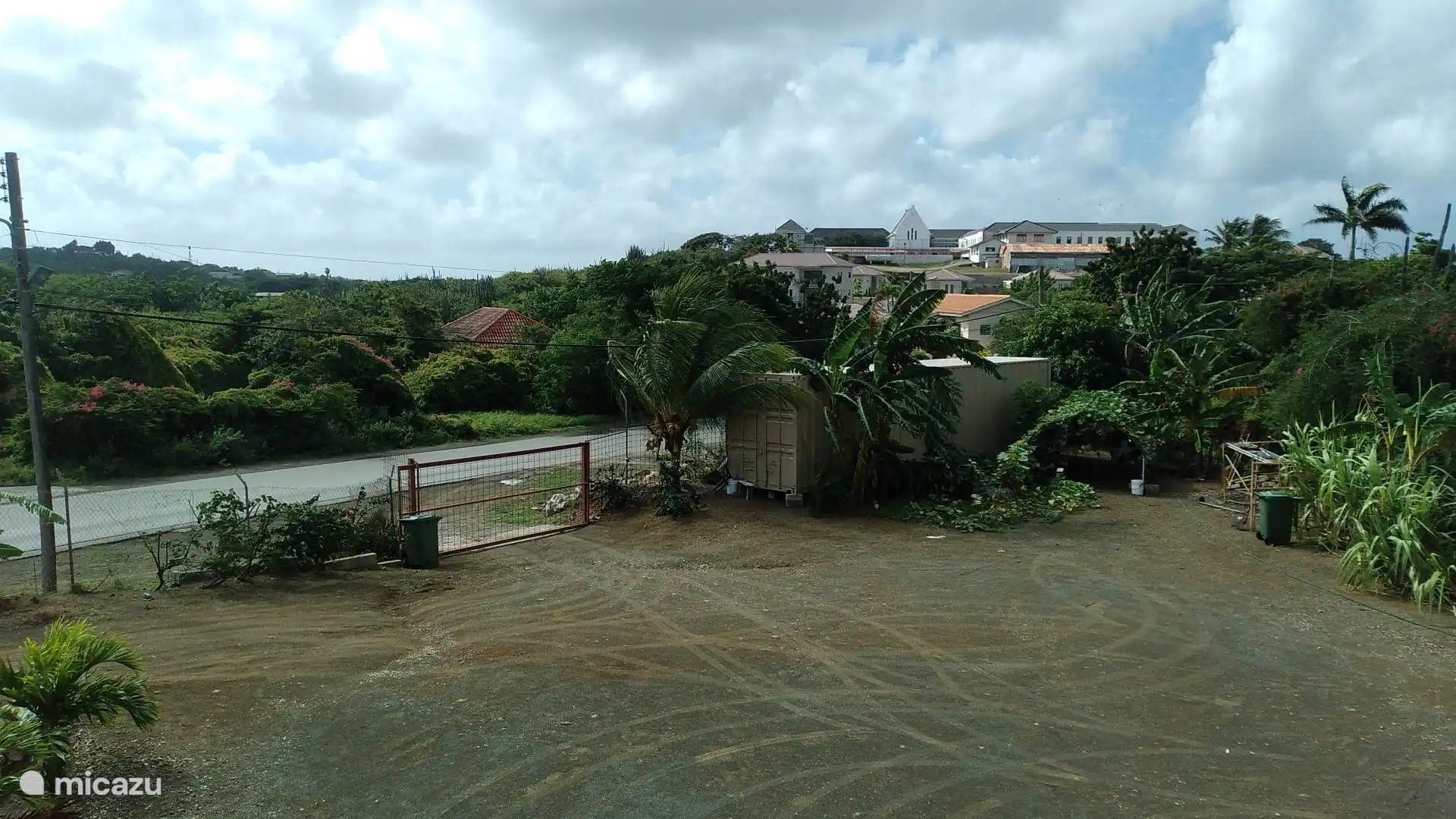 Der Ausblick vom Balkon