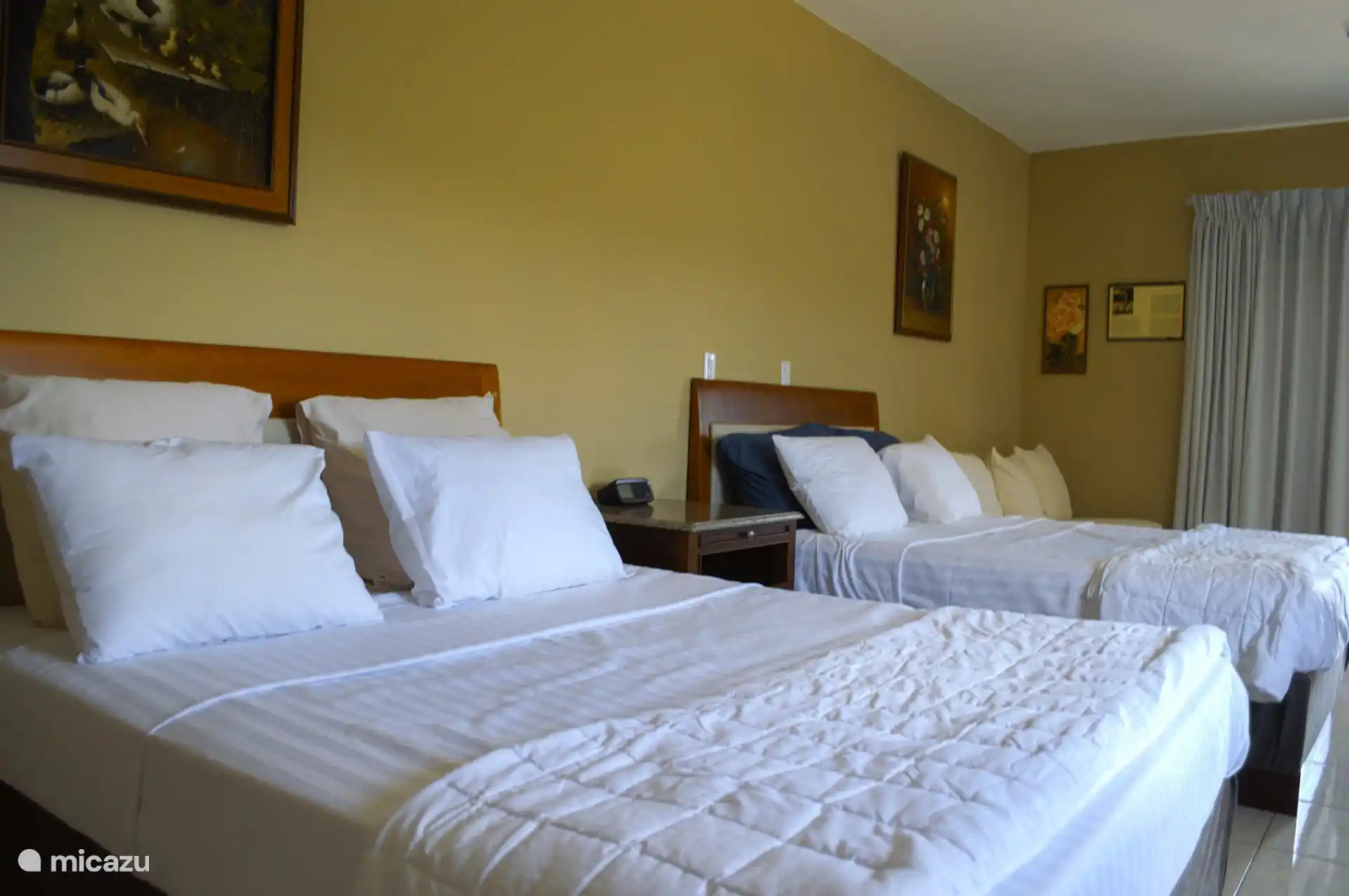 Zwei große, bequeme Betten