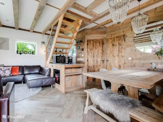 Gîte du fermier | Pays-Bas, Drenthe, Fluitenberg - maison de vacances Salon, salle à manger et cuisine