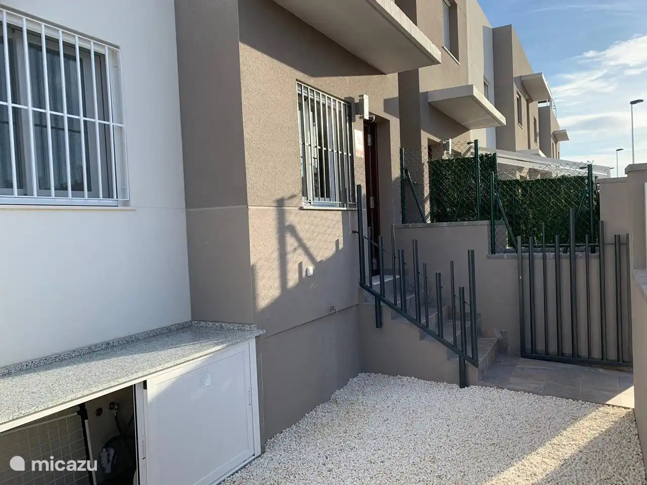 Terrasse vor der Wohnung