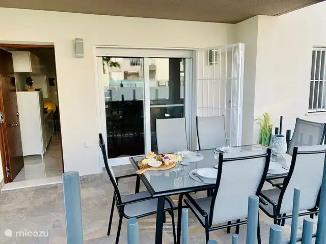 Terrasse am Wohnraum