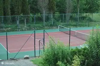 Canchas de tenis en el castillo