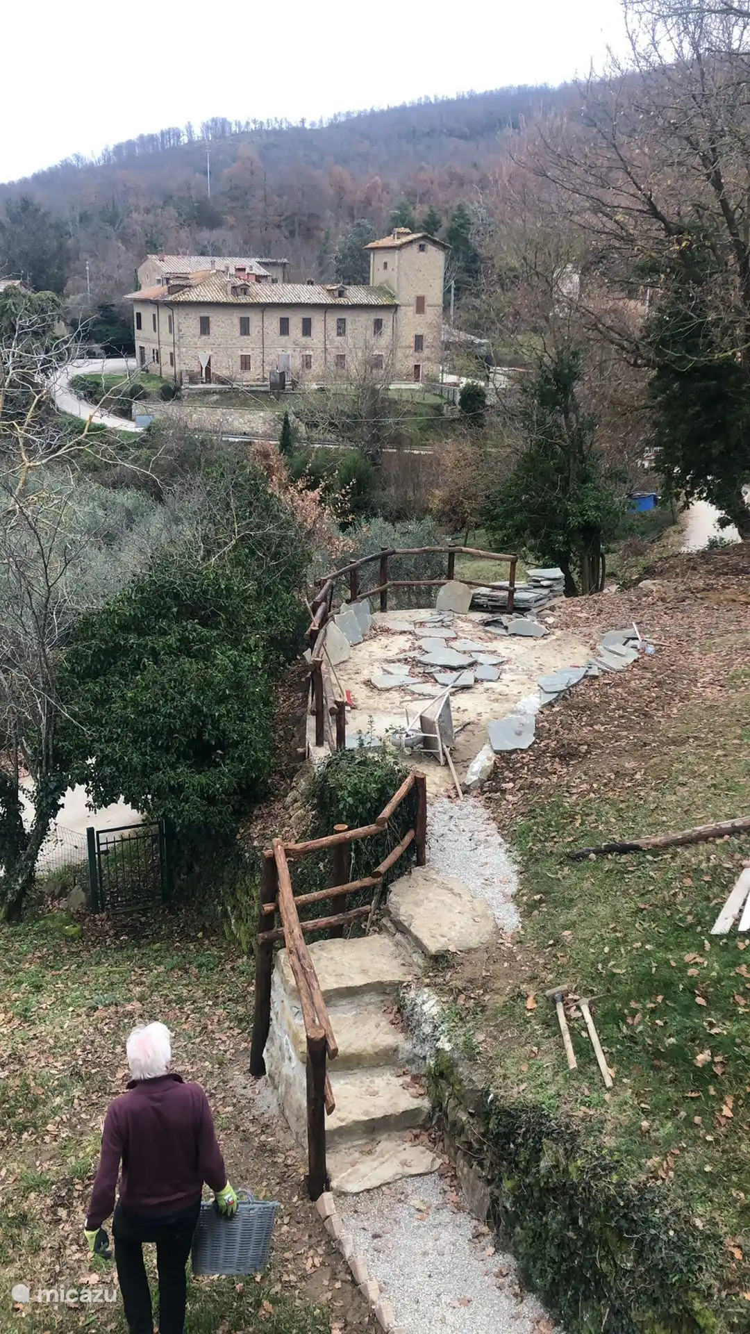 Terrasse en construction