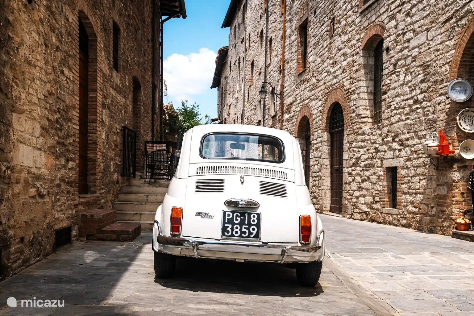 Typische enge Straßen