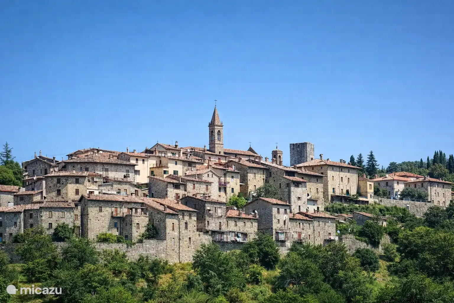 das Dorf Pietralunga