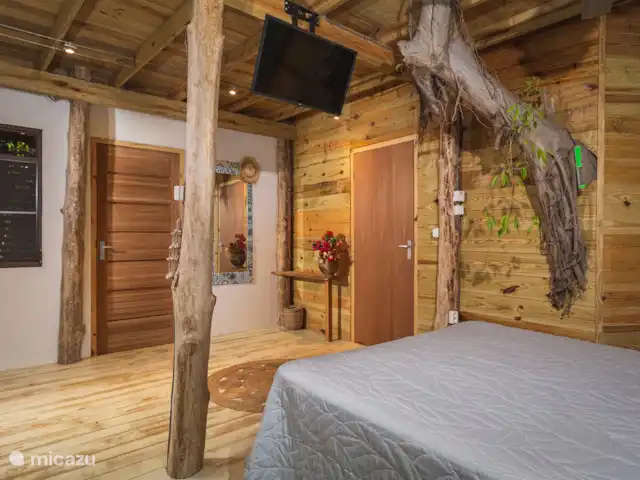 Yuana huren in Curaçao, Curacao-Midden, Sint Michiel - blokhut / lodge Slaapkamer
