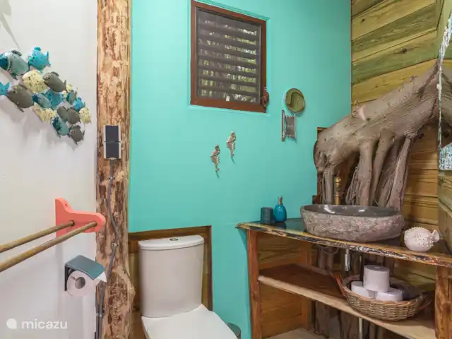 Yuana huren in Curaçao, Curacao-Midden, Sint Michiel - blokhut / lodge Toilet