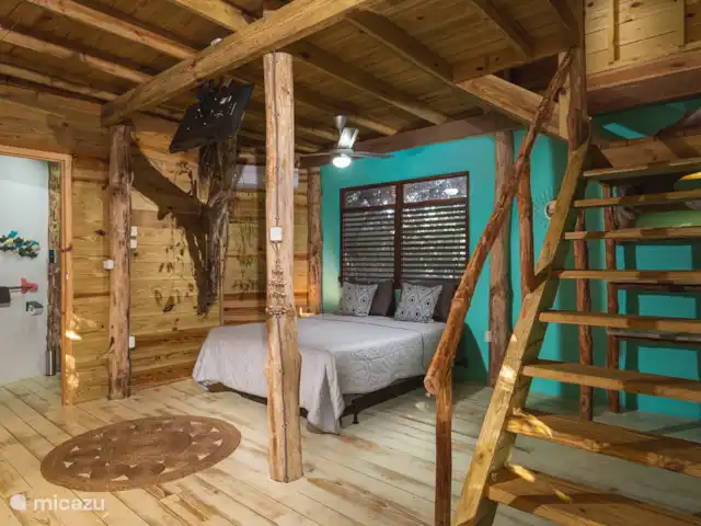 Yuana huren in Curaçao, Curacao-Midden, Sint Michiel - blokhut / lodge Slaapkamer
