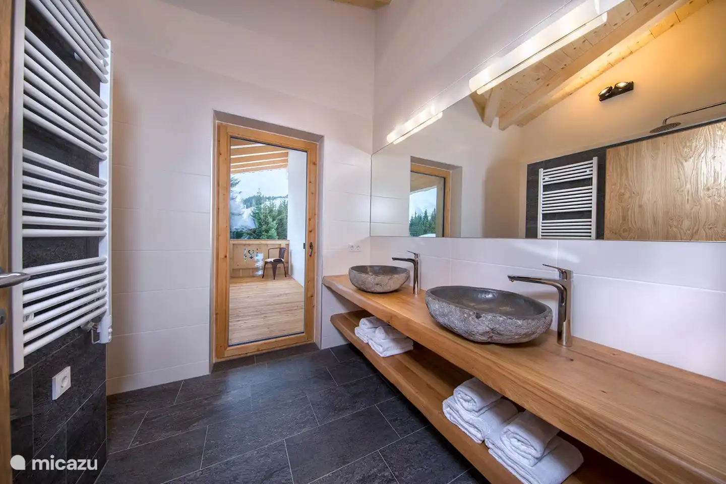 Geräumige Badezimmer