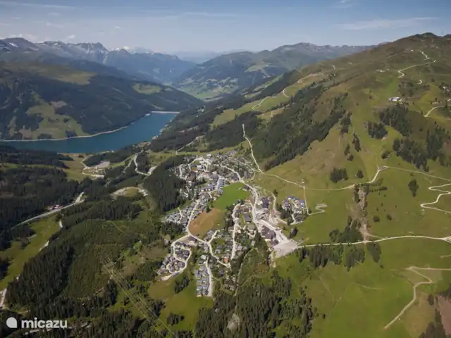 Location de Vacances Autriche, Salzburgerland, Krimml, chalet - Chalet Zillertal Arena 1 Barrage devant la porte