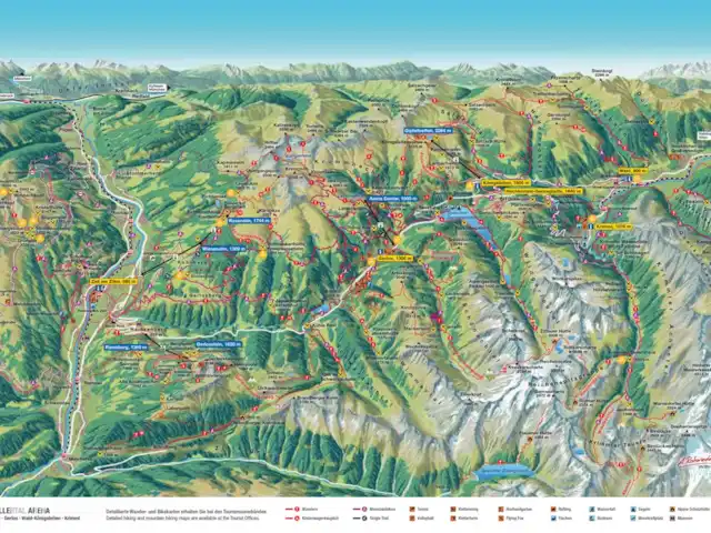 Location de Vacances Autriche, Salzburgerland, Krimml, chalet - Chalet Zillertal Arena 1 Itinéraires pédestres et cyclistes infinis