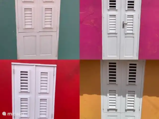 Location de Vacances Curaçao, Banda Ariba (est), Brakkeput Abou, appartement - H&M apartments Curaçao Willemstad coloré