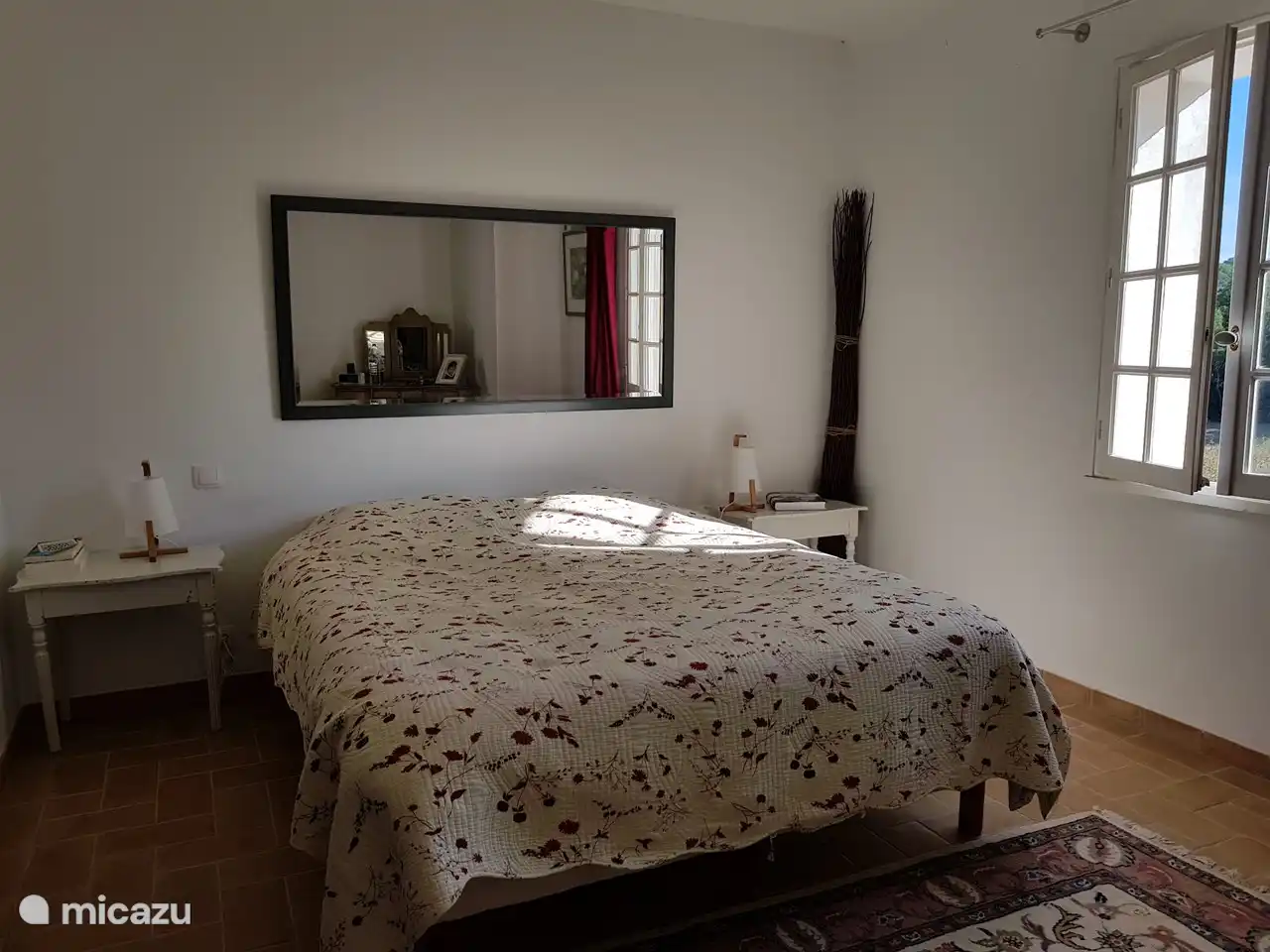 Slaapkamer 1 met bed van 1m60 x 2m00