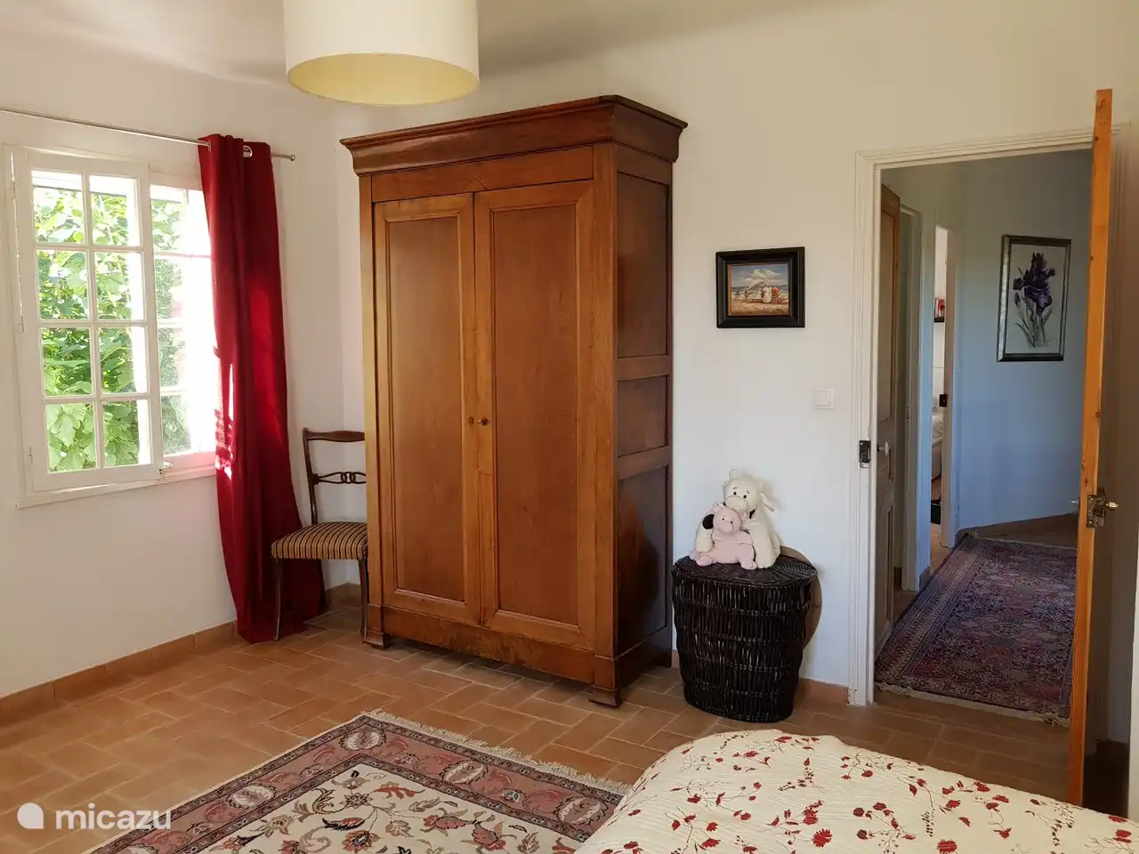 Slaapkamer 1 met bed van 1m60 x 2m00