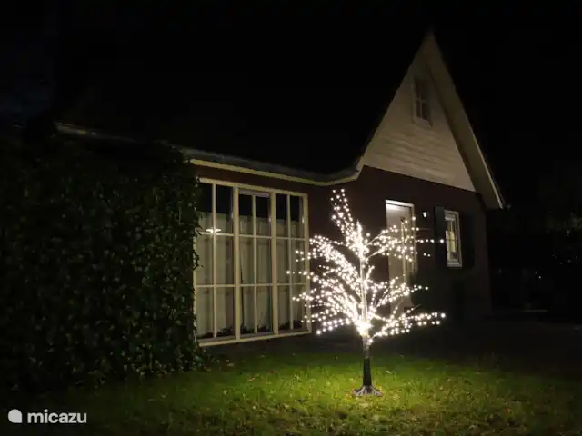 Casa Boschlust en Países Bajos, Güeldres, Hulshorst (Veluwemeer) - bungaló Casa Boschlust en ambiente navideño