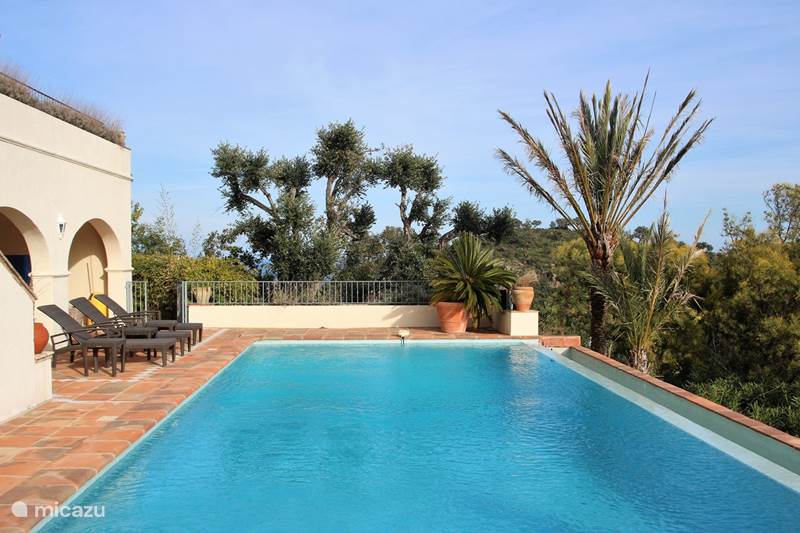 Ferienwohnung Frankreich, Côte d´Azur, Sainte-Maxime Villa Villa Amelie mit Pool und Meerblick