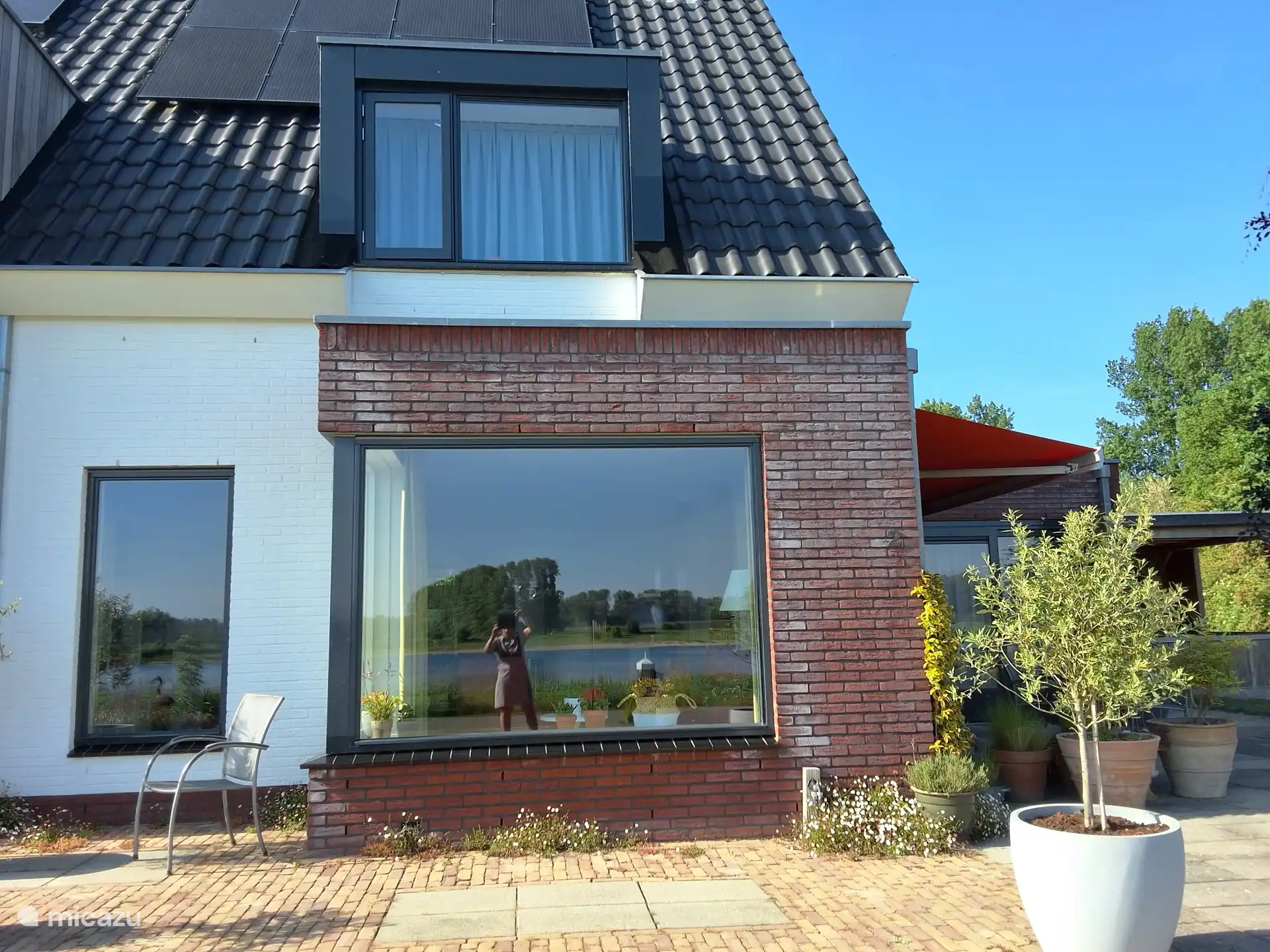 Schöne Aussicht aus dem Wohnzimmer