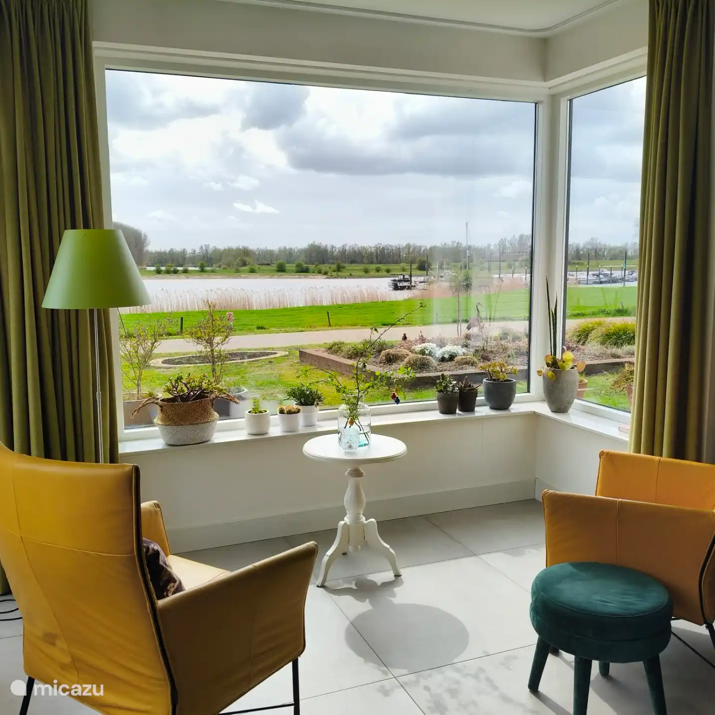 conservatory with beautiful views