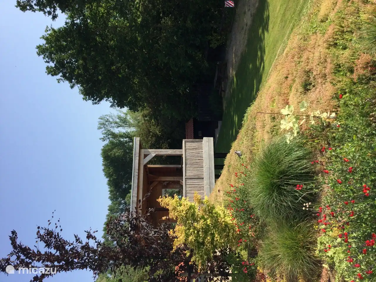 Veranda auf Stelzen, damit Sie die Aussicht genießen können