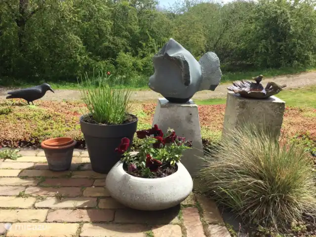 Location de Vacances Pays-Bas, Utrecht, Wijk bij Duurstede, maison de vacances - Lieu unique sur l'eau Beau jardin paysager