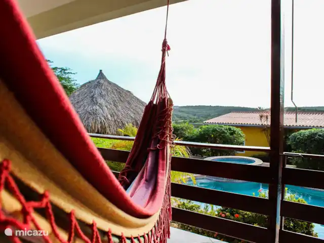 vakantiehuis huren in Curaçao, Banda Ariba (oost), Jan Thiel – Vakantie Villa Micazu Curacao 25 p terras app 1en 2