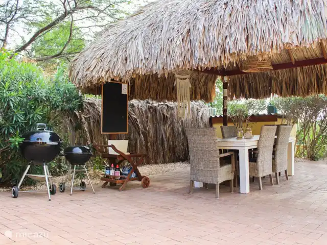 vakantiehuis huren in Curaçao, Banda Ariba (oost), Jan Thiel – Vakantie Villa Micazu Curacao 25 p palapa