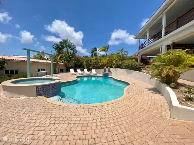 vakantiehuis huren in Curaçao, Banda Ariba (oost), Jan Thiel – Vakantie Villa Micazu Curacao 25 p pool