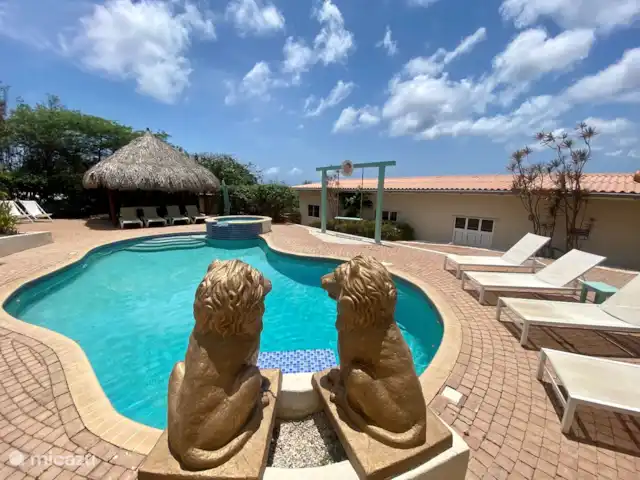 vakantiehuis huren in Curaçao, Banda Ariba (oost), Jan Thiel – Vakantie Villa Micazu Curacao 25 p pool