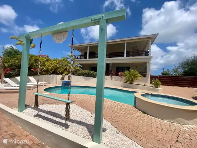 vakantiehuis huren in Curaçao, Banda Ariba (oost), Jan Thiel – Vakantie Villa Micazu Curacao 25 p pool