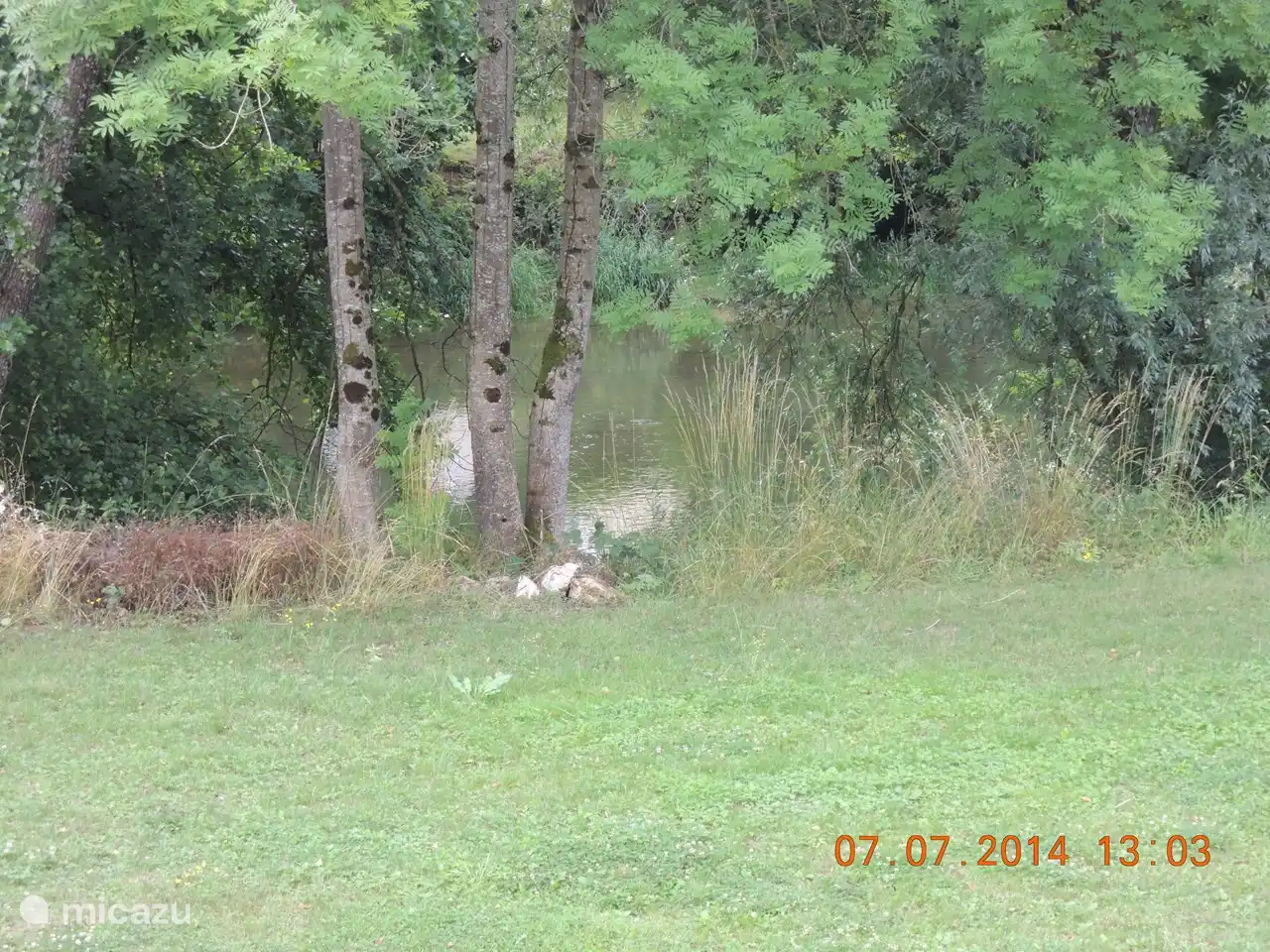 Uitzicht op de rivier de Marne.