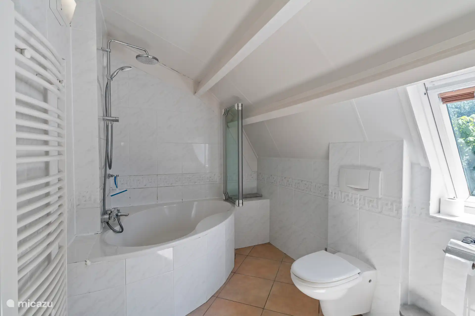 Badezimmer, Dusche, Badewanne, WC