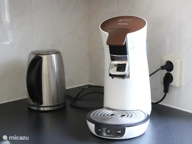 Le plus bel endroit de Noordwijk | Pays-Bas, Hollande méridionale, Noordwijk - maison de vacances cafetière Senseo.