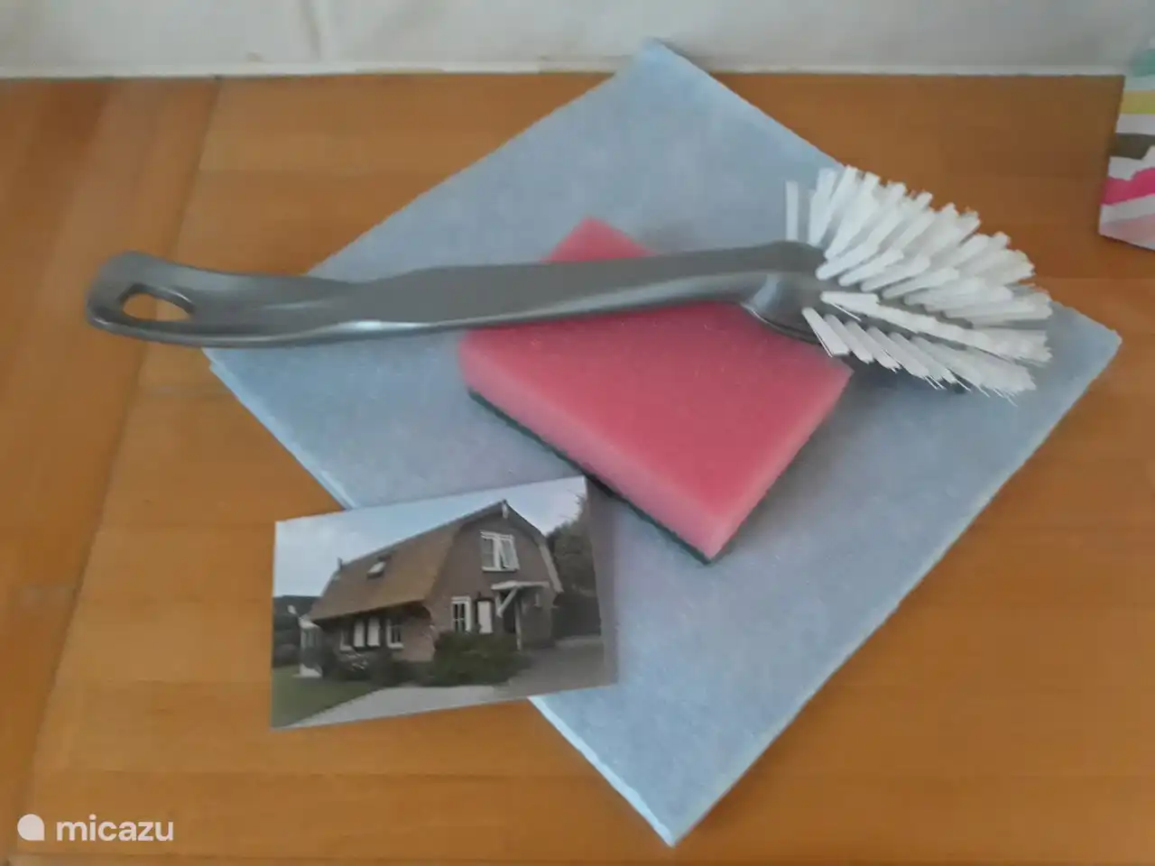 Bei der Ankunft erhalten Sie ein Reinigungsset.