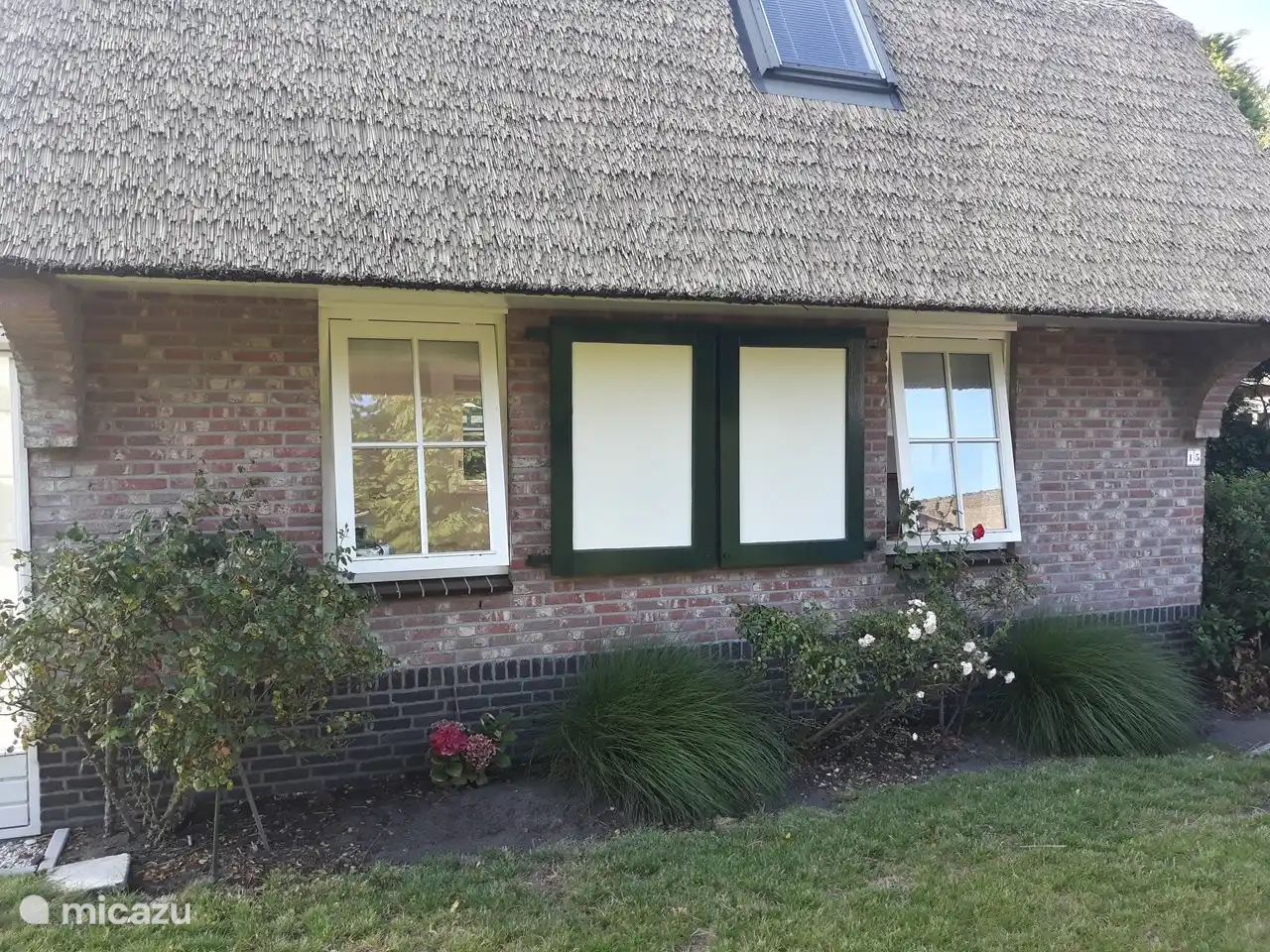 die Seitenwand im Osten.