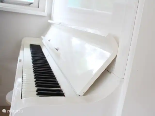 Le plus bel endroit de Noordwijk | Pays-Bas, Hollande méridionale, Noordwijk - maison de vacances Piano dans le salon.
