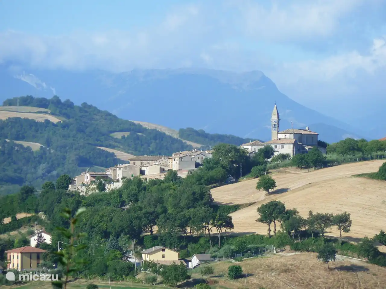 Vista del pueblo de San Vito sul Cesano