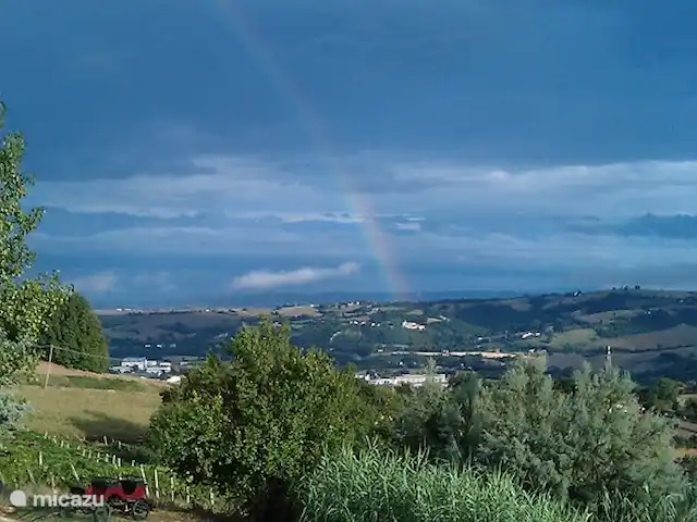 Villa San Vitale Bed & Breakfast 2p huren in Italië, Marche, San Lorenzo In Campo - bed & breakfast Vaak te zien: oneindige regenboog