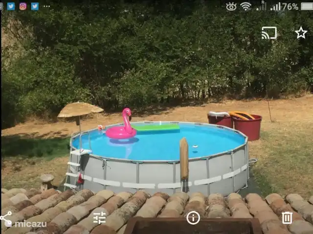 Villa San Vitale Bed & Breakfast 2p huren in Italië, Marche, San Lorenzo In Campo - bed & breakfast Heerlijk groot opzetzwembad. Ons zwemwater is van uitstekende kwaliteit en wordt dagelijks 3x getest. Daar ligt grote prioriteit bij ons