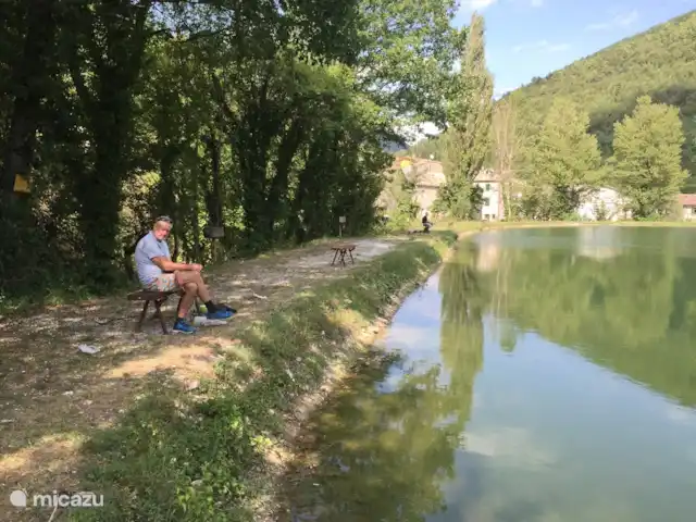 Villa San Vitale Bed & Breakfast 2p huren in Italië, Marche, San Lorenzo In Campo - bed & breakfast Juweeltjes in de buurt van Villa San Vitale: visvijver in de buurt van San Anna