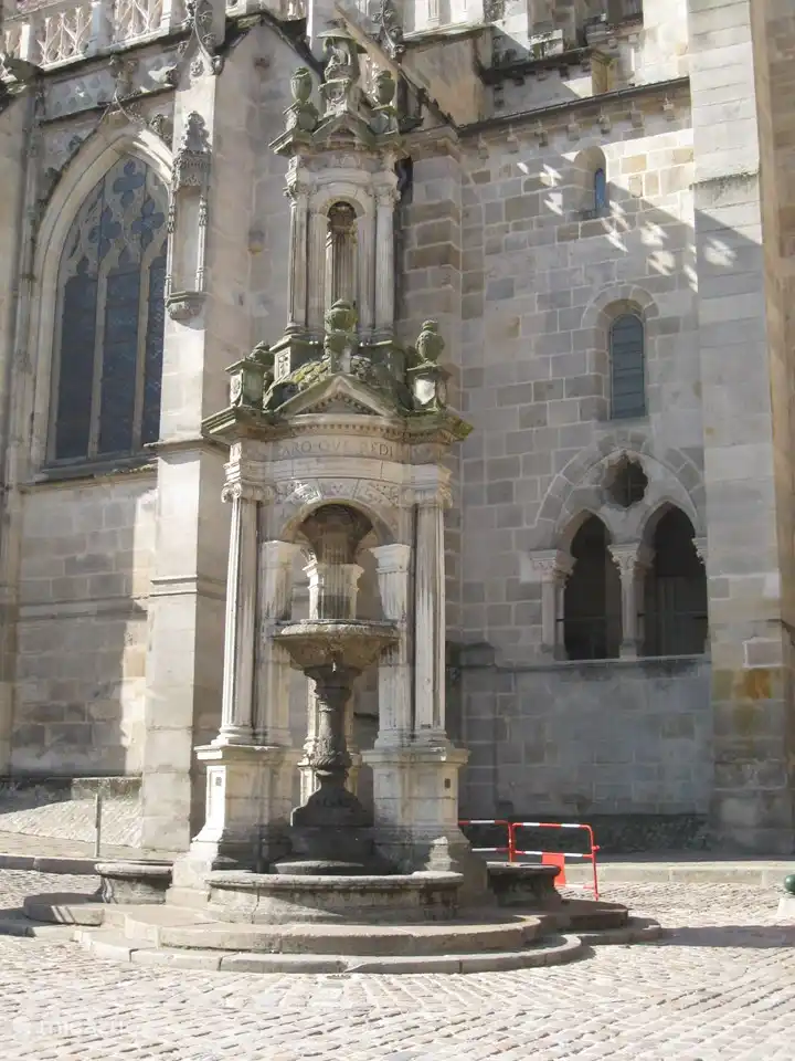 Brunnen in der Kathedrale Saint-Lazare 12. Jahrhundert