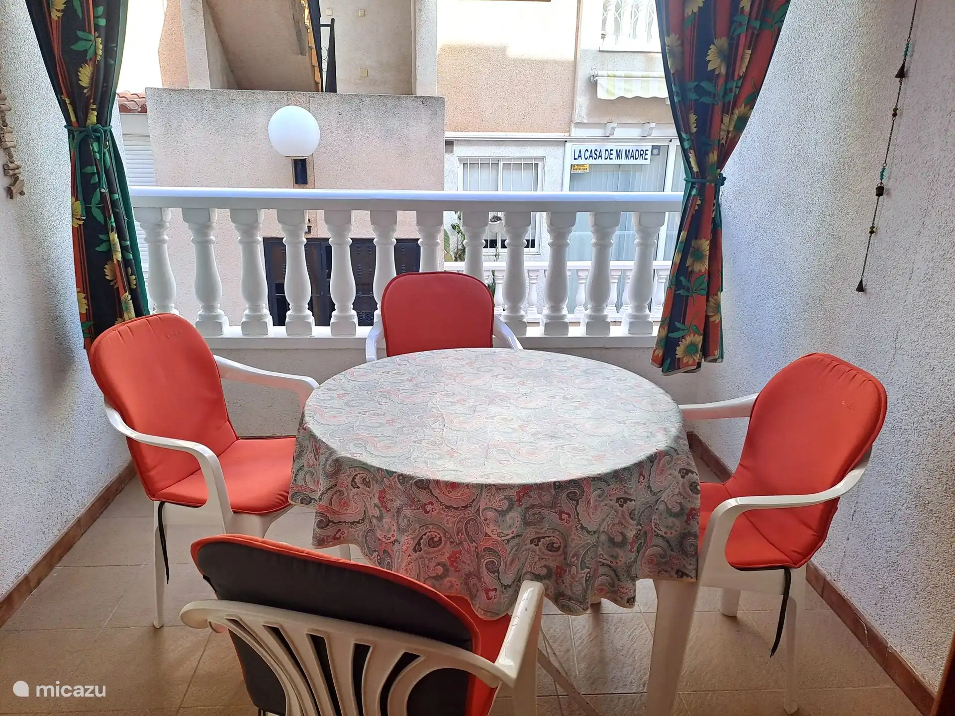 disfruta en la terraza