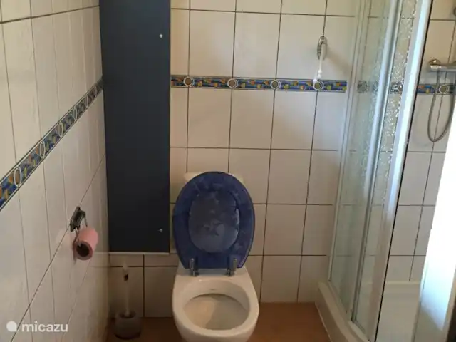 Cabaña Bersac en Francia, Alta Viena, Bersac-sur-Rivalier - casa vacacional El inodoro en el baño.