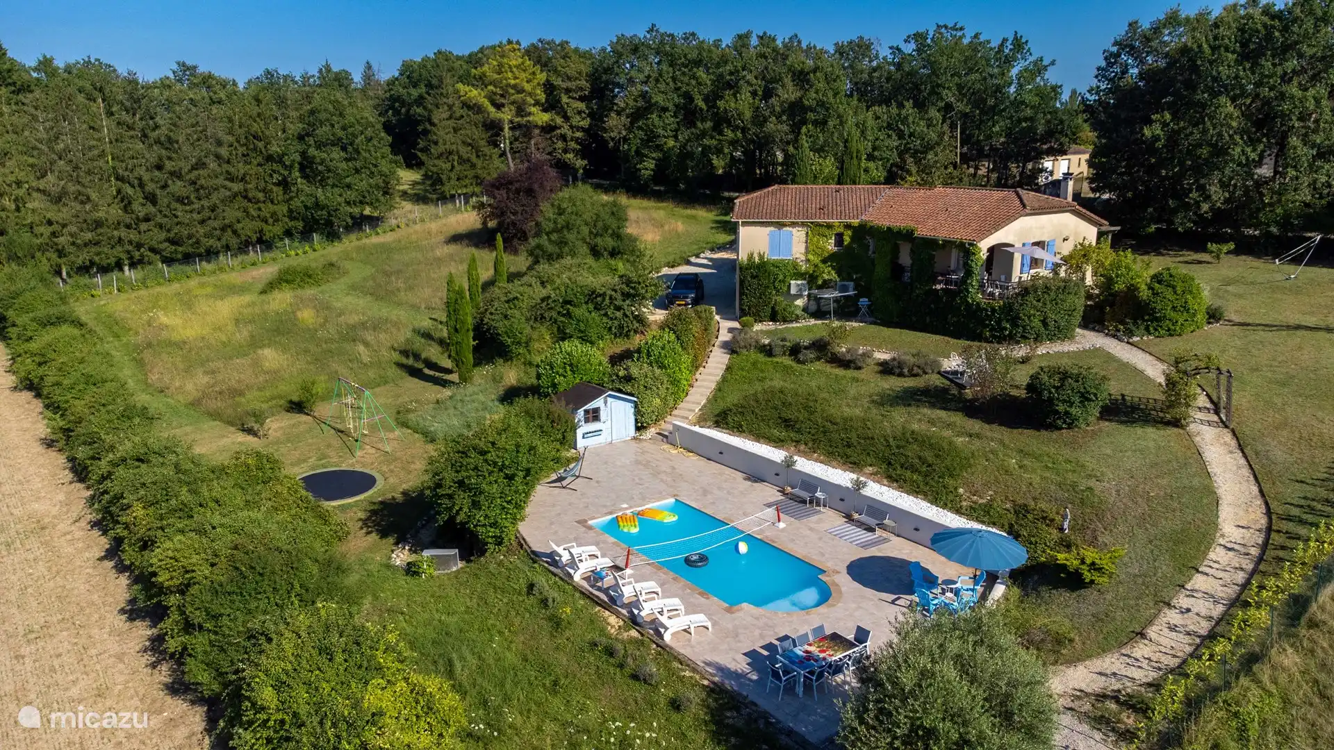 Coquelicots in Frankreich, Dordogne, Beaumont-du-Périgord - ferienhaus
