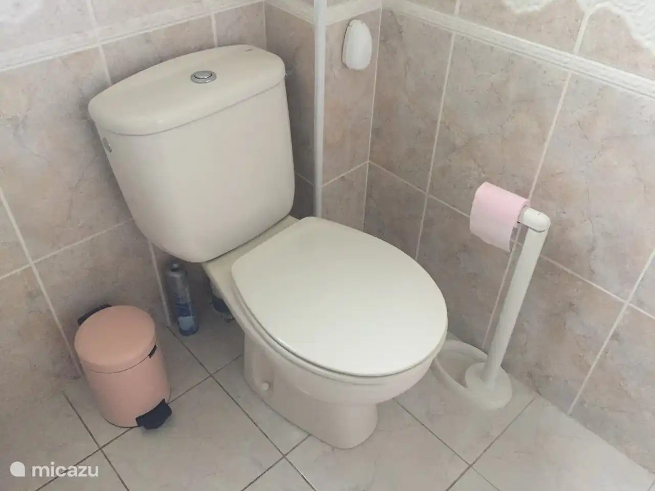 Eine Anspielung auf das französische rosa Toilettenpapier!