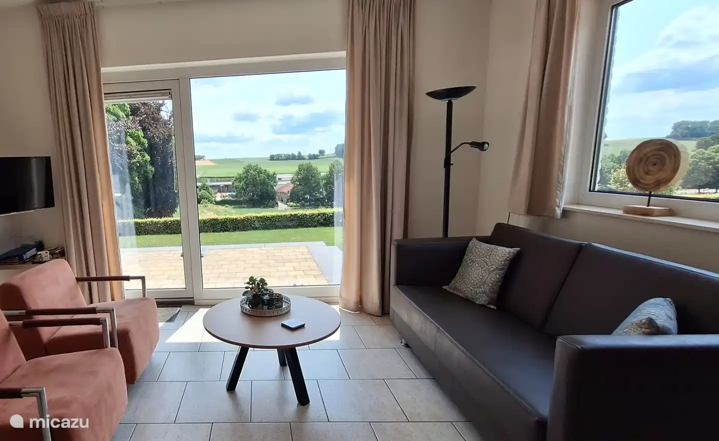 Blick aus dem Wohnzimmer